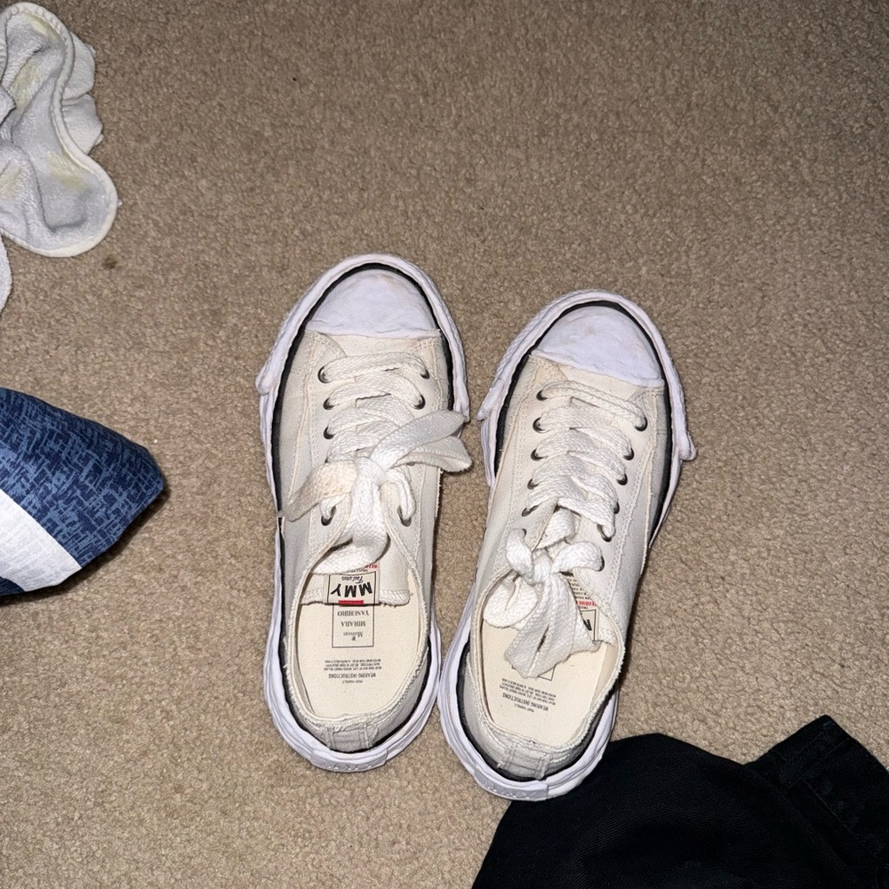 Miharayasuhiro White Canvas Sneakers